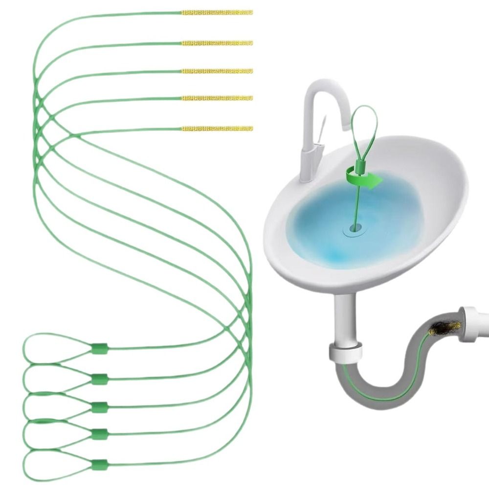 Drain Snake Flexible - 5 pezzi di pratici e flessibili