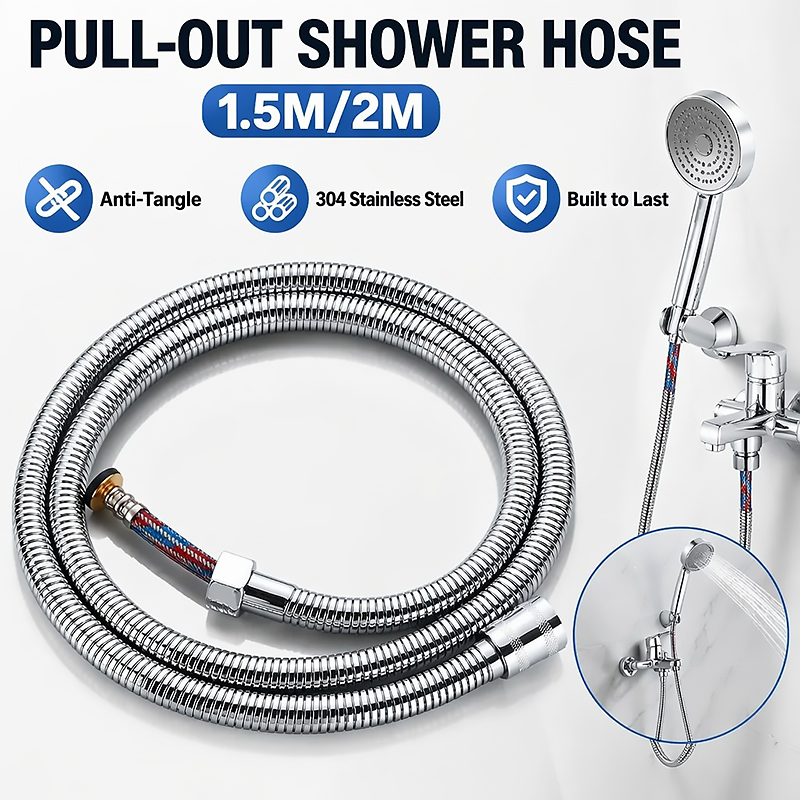 Flexible Hose Braided - Tubo Flessibile per Doccia in Acciaio
