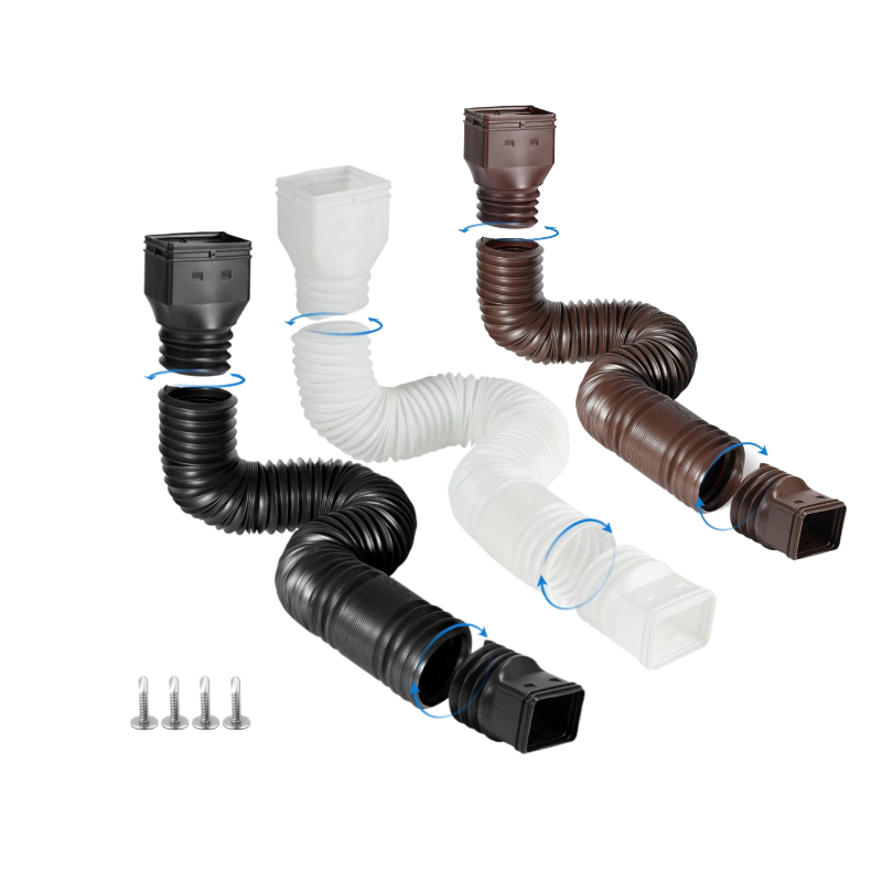 Flexible Hose Braided - Estensione Flessibile Retrattile per Grondaia, Prolunga