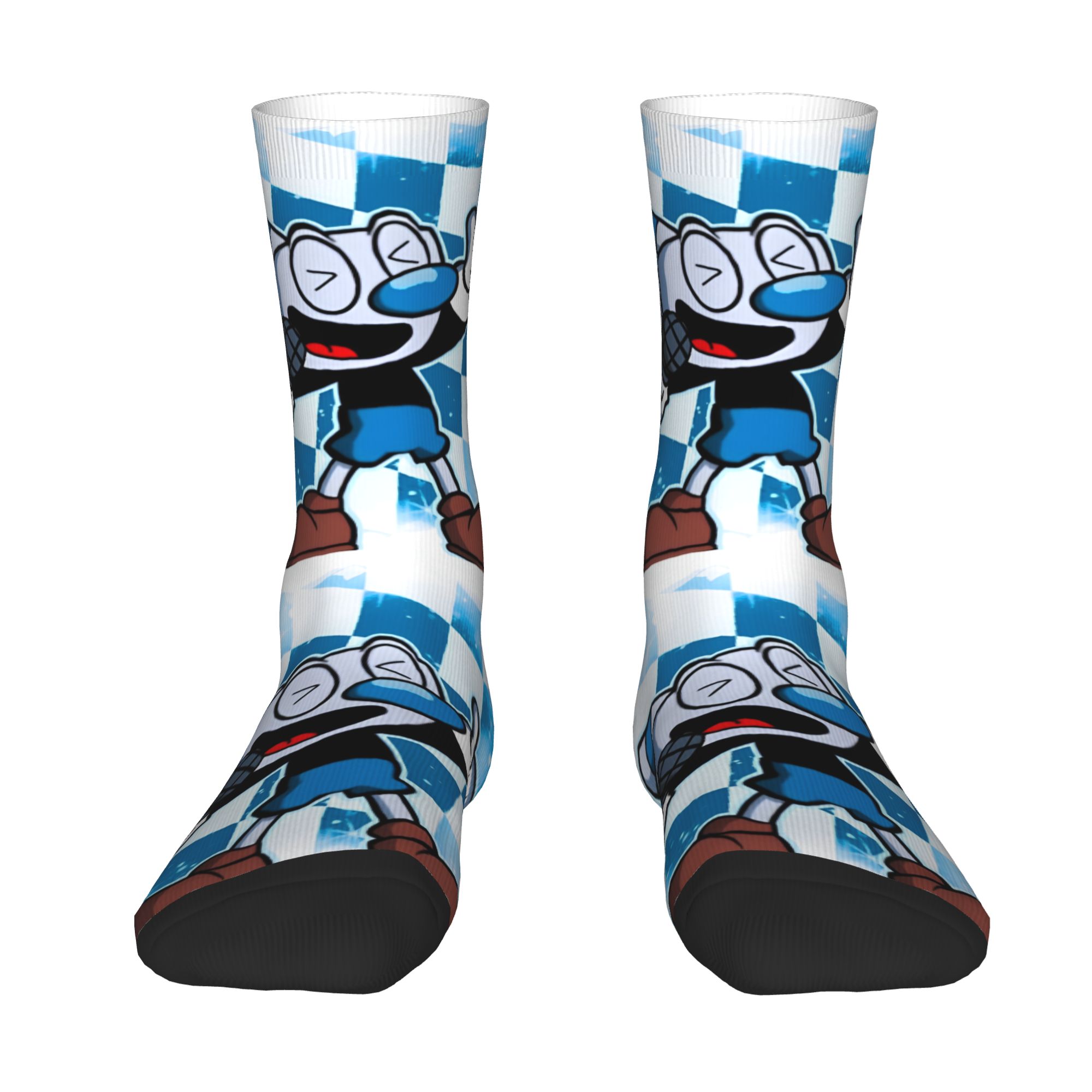Pipe Bending Spring - Calzini Personalizzati Cuphead e Mugman per