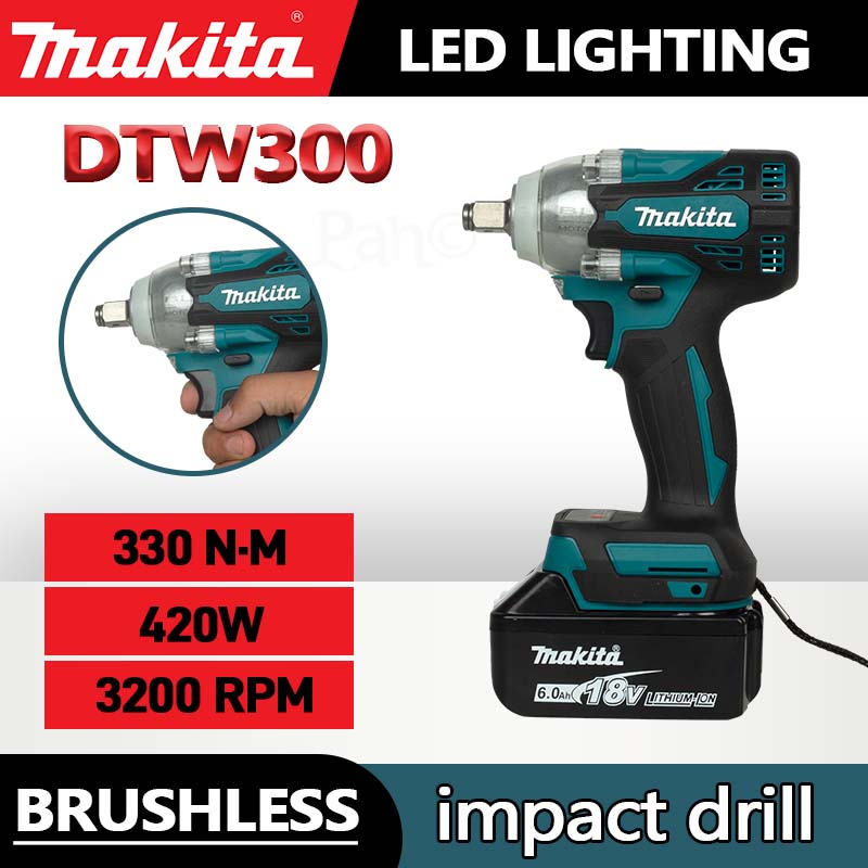 Makita Drill Dtw300 - MAKITA DTW300Z Chiave a percussione per
