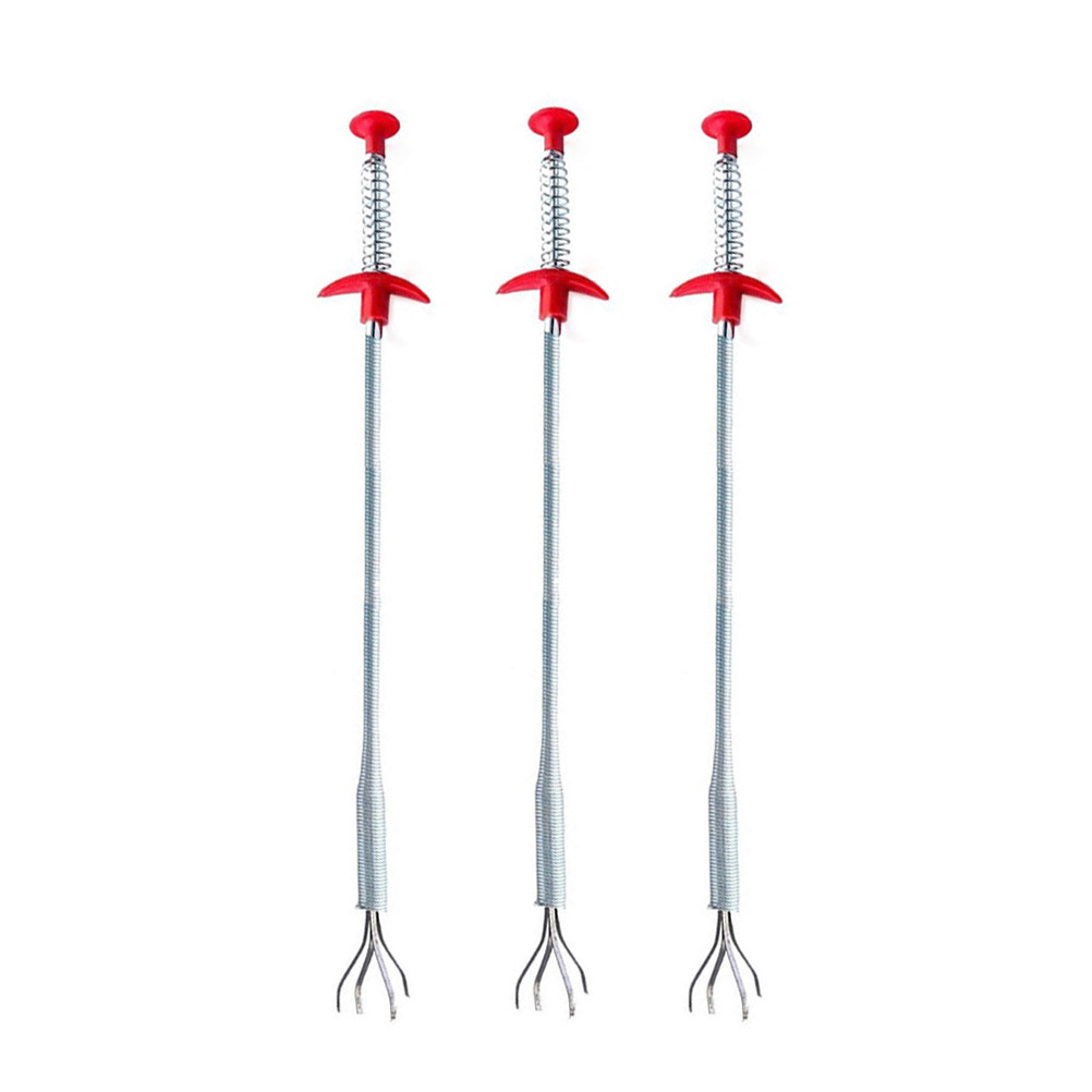 Drain Snake Flexible - 4 Pezzi Strumento per la Pulizia
