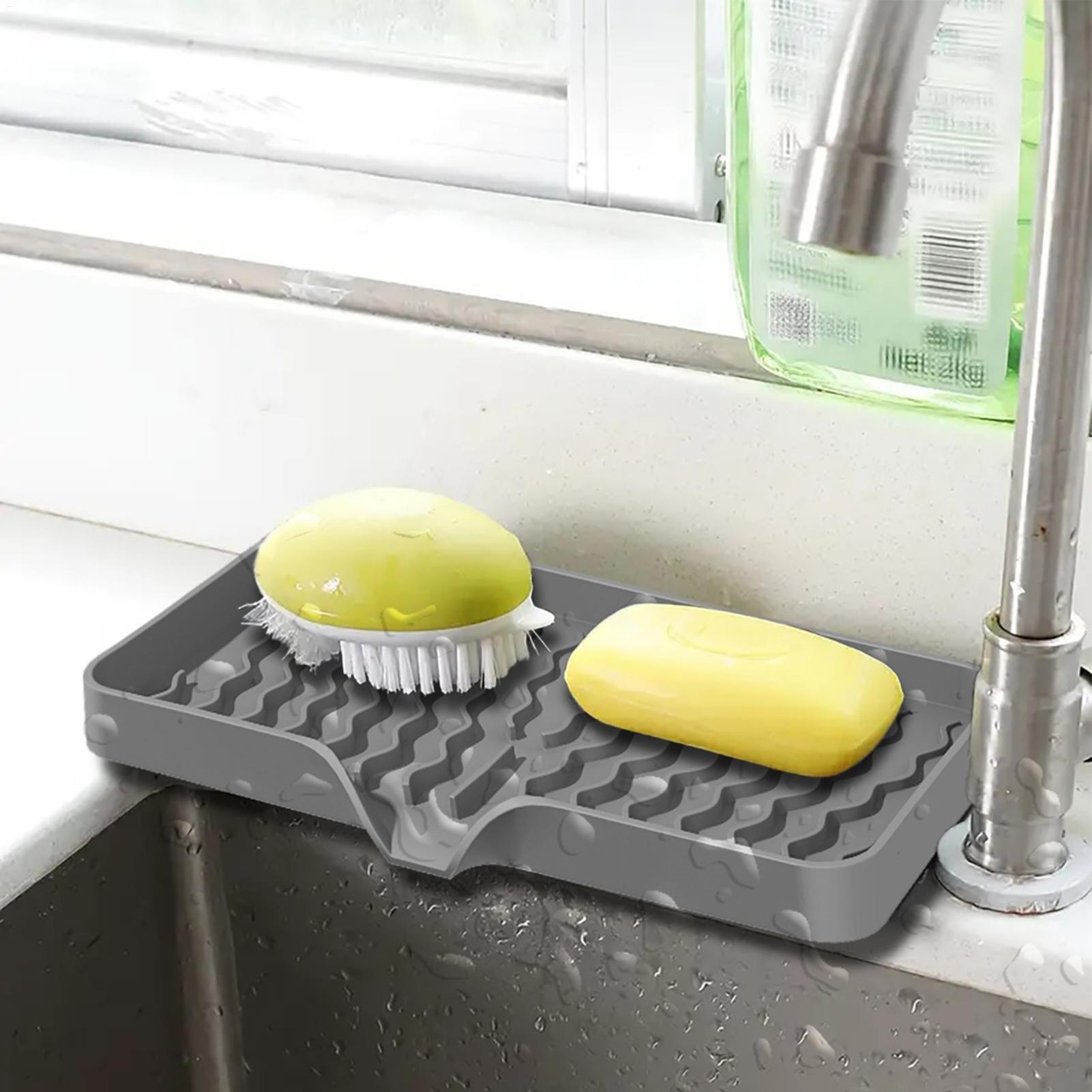 Silicone Tap Washer - Tappetino in silicone per rubinetto, vassoio