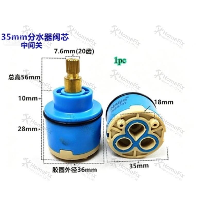 1 Pezzo Cartuccia Valvola in C - Basin Mixer Cartridge recensione e prezzo