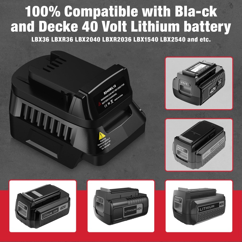 Adattatore per Batteria Utensi - Black+Decker Tool Cordless recensione e prezzo